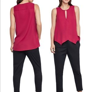 BCBGMaxazria Sleeveless Sangria Top "S"